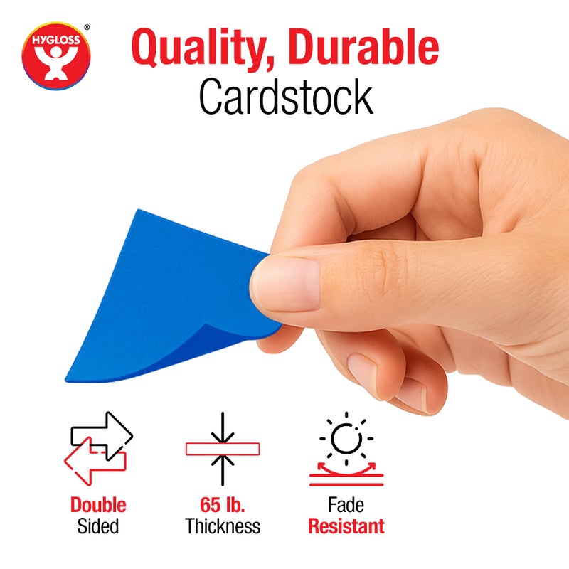 Hygloss 2,000 Pcs Small Cardstock Squares - 1 Inch Papers Squares - Great for Mosaic Crafts, Arts & Crafts, DIY Projects, Classroom Activities & Much More â€“ Double-Sided, Bright Assorted Colors - Image 4